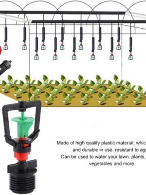 100 Meter Long Range Rain Gun Sprinkler 360 Rotate Big Irrigation Sprinkler Rain Gun