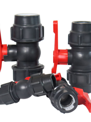 1 HA Drip Irrigation Fittings Layflat Hose Tee Agricultural Flexible Pipe Junction Connector Valve