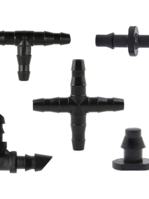 1 HA Drip Irrigation Fittings Layflat Hose Tee Agricultural Flexible Pipe Junction Connector Valve