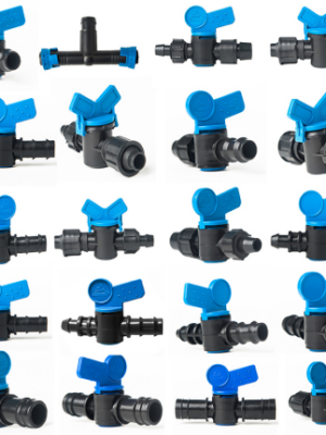 1 HA Drip Irrigation Fittings Layflat Hose Tee Agricultural Flexible Pipe Junction Connector Valve